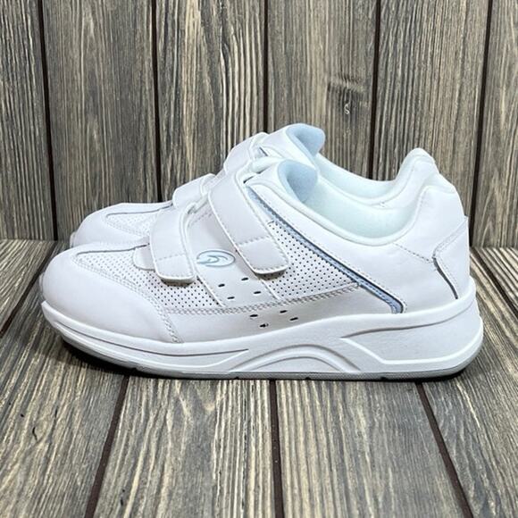 Dr Scholls Women Kellie Therapeutic Shoes Sneakers White Wide Sz 6 E Hook & Loop - Picture 3 of 9